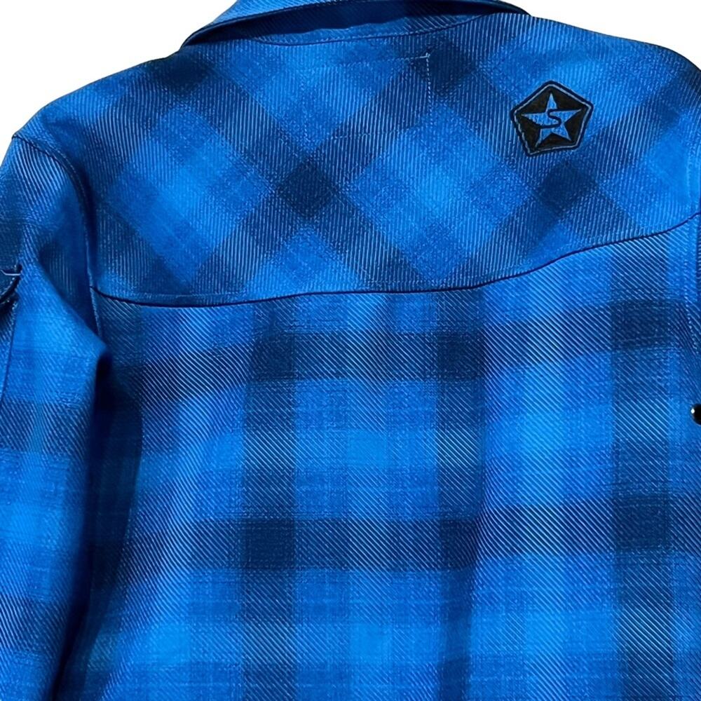 Sessions Blue Plaid  Lumber Jack-ette Women’s Size XS - Picture 5 of 11